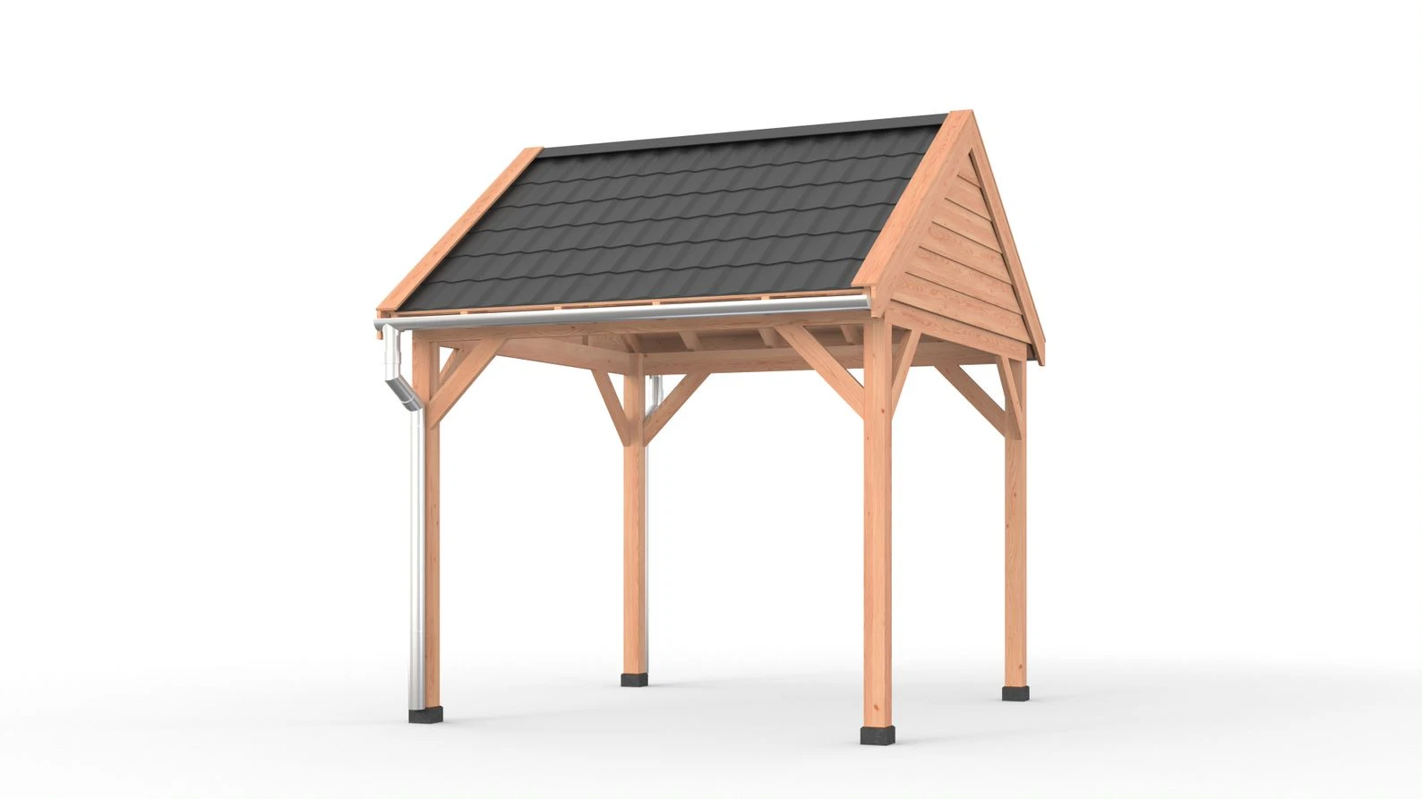 Douglas overkapping zadeldak, 300 x 300, Westwood Comfort - Afbeelding 1