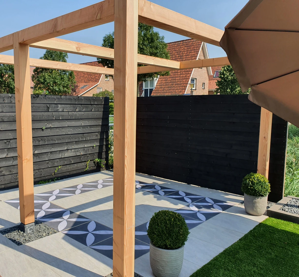 Keramische Tegel Kera Twice Flower Lotus 60 x 60 x 4.8 cm (48 mm) - Afbeelding 2