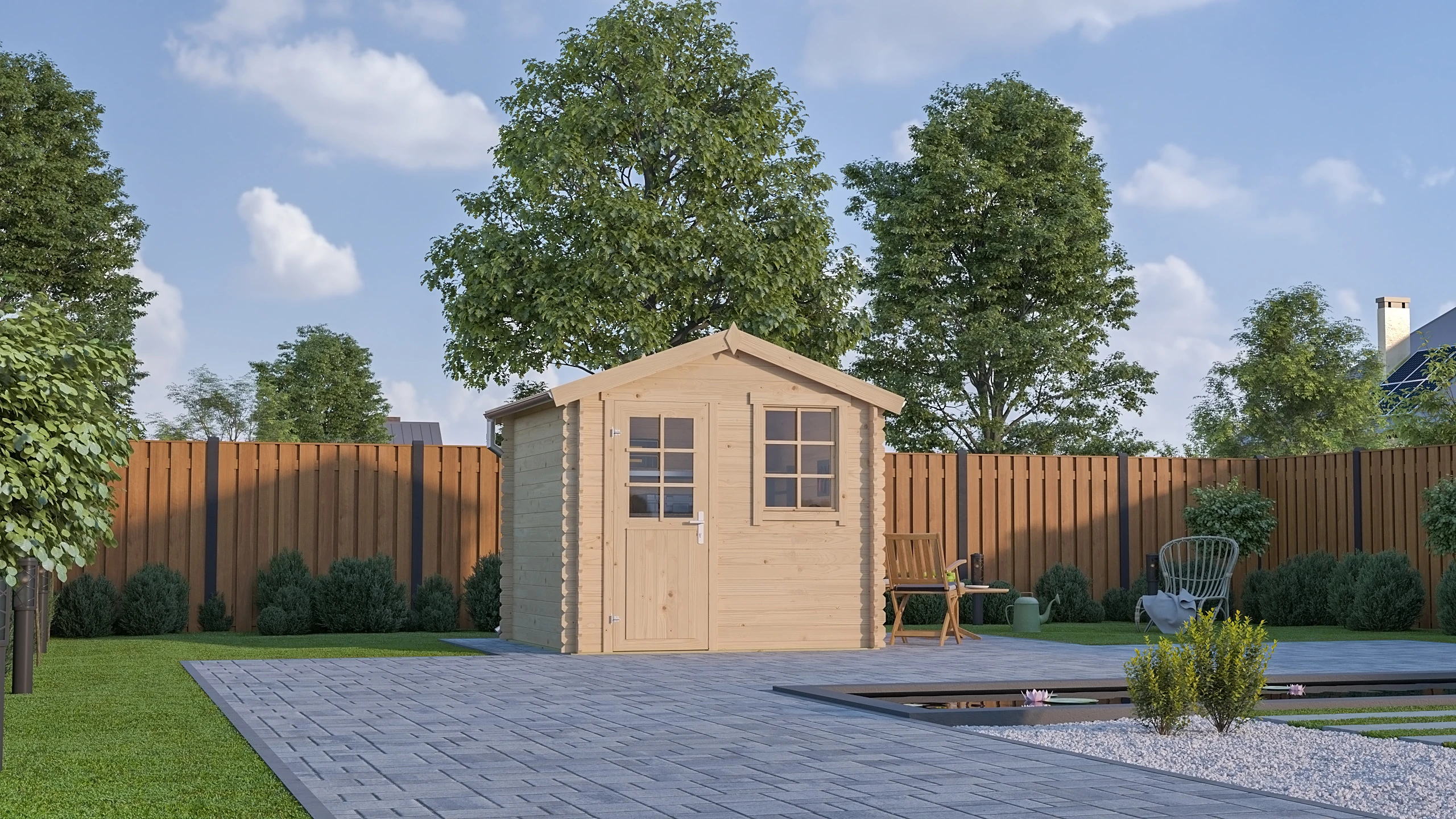 Outdoor Life Blokhut Wels 230 x 230 cm - Afbeelding 11