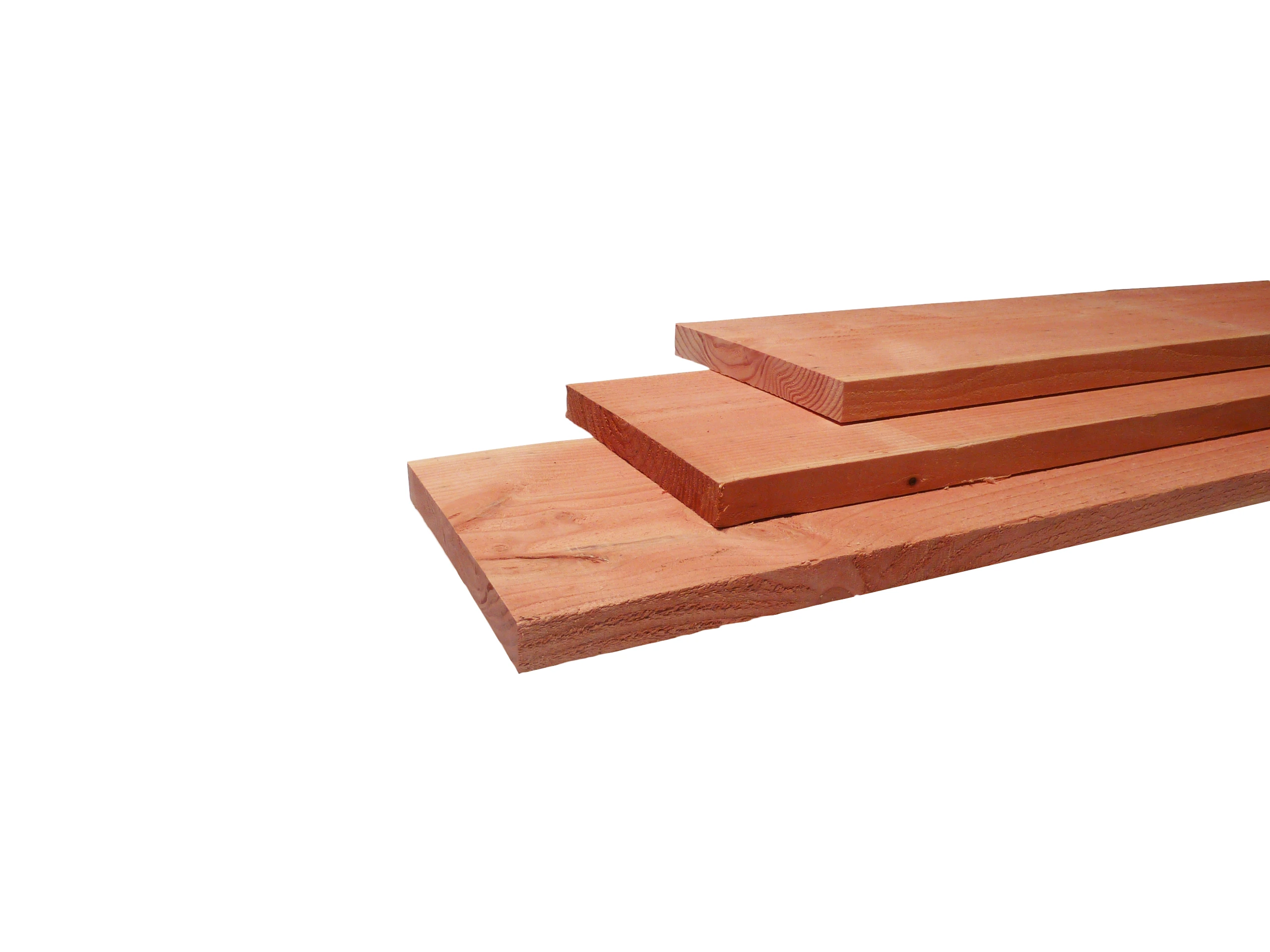 Douglas Plank 1.5 x 14 cm (15 x 140 mm) Fijnbezaagd Geïmpregneerd - Lengte 180 cm - Afbeelding 1