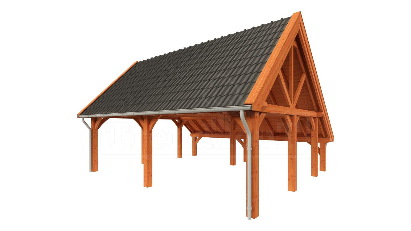 Trendhout Kapschuur De Hofstee XXL 785 x 720 cm - Afbeelding 1