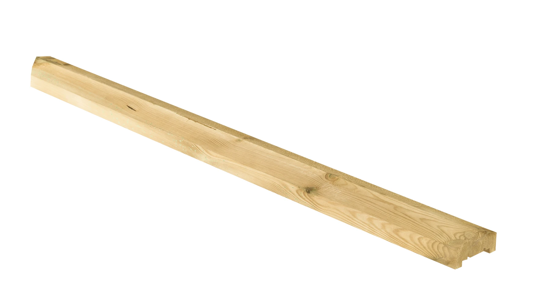 Vuren Afdeklat 4.5 x 9.5 cm (45 x 95 mm) - Lengte 180 cm - Afbeelding 1