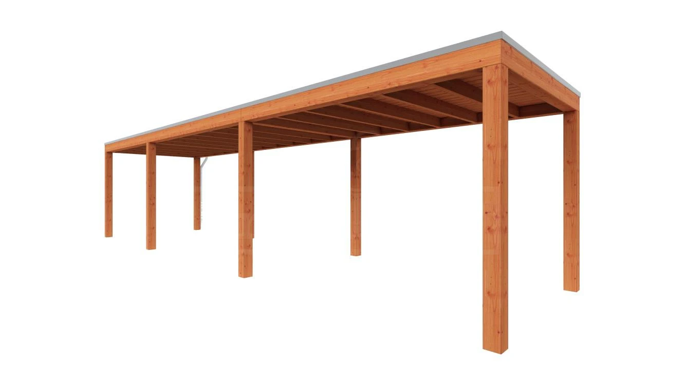 Trendhout Douglas Overkapping Palermo 775 x 250 cm - Afbeelding 1