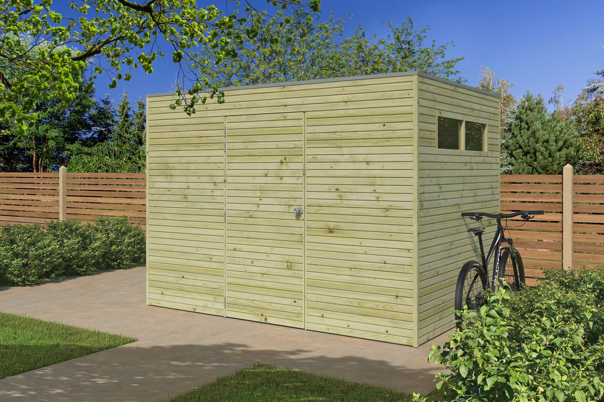 Woodlands Blokhut QBH2 300 x 210 cm - Afbeelding 1