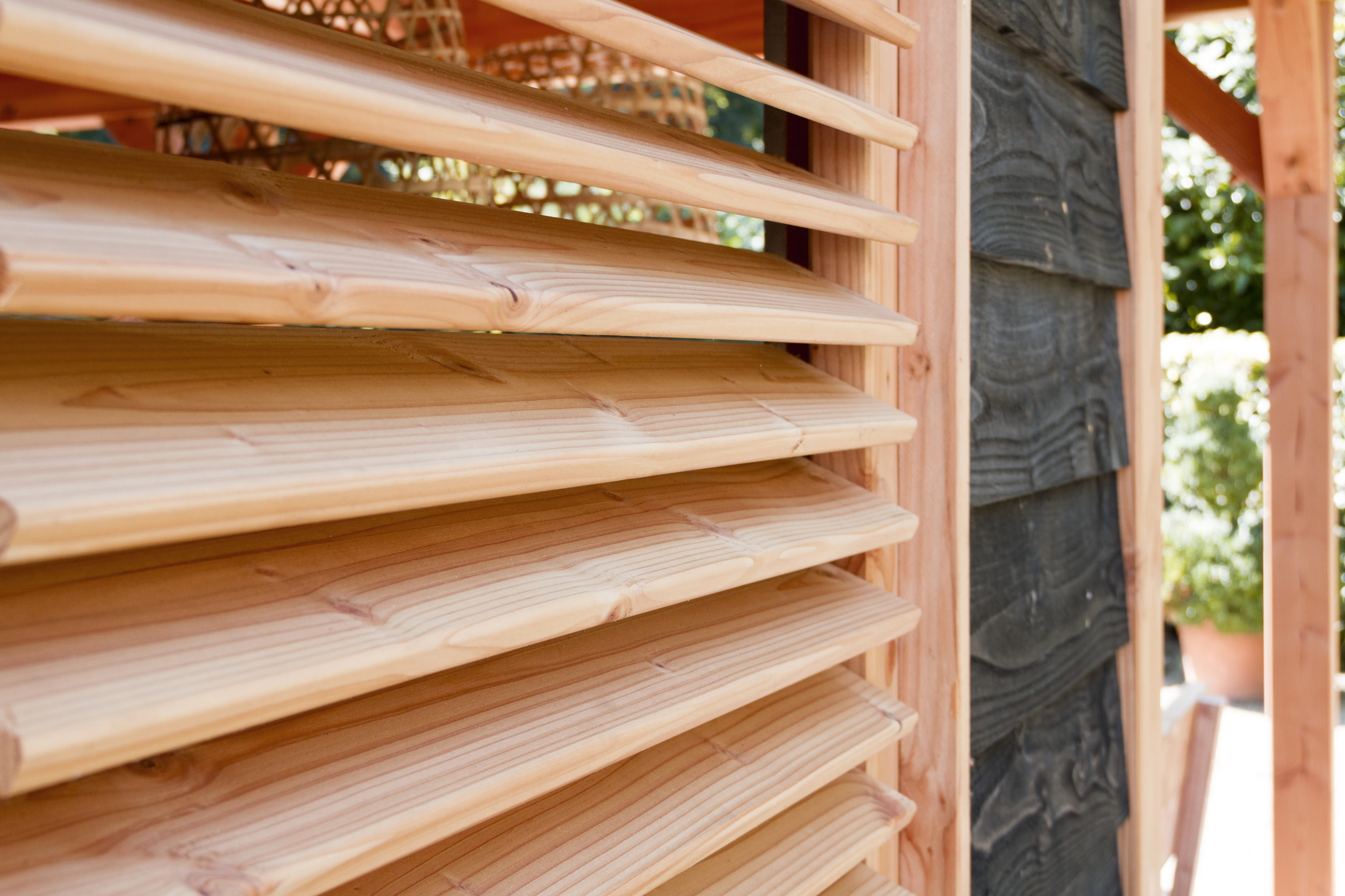 Douglas Shutter Scherm Met Paneel 89 x 224 cm - Afbeelding 2