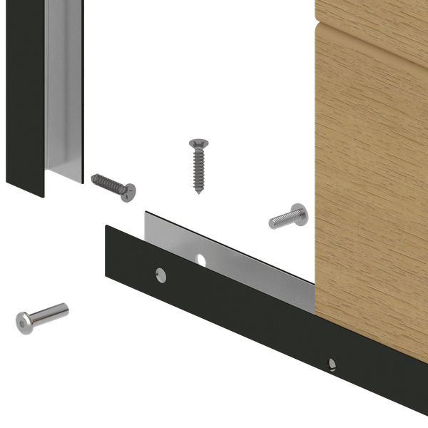 NewTechWood Aluminium Frameset, Zwart Gepoedercoat - Afbeelding 2