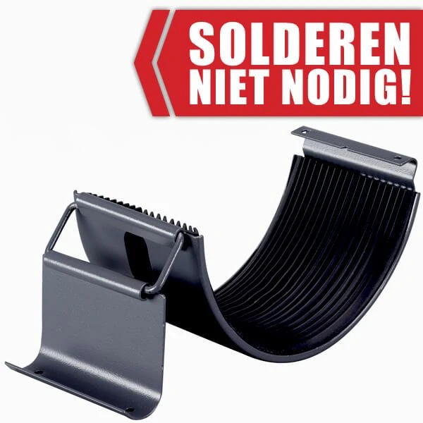 Zinken Dakgoot Zadeldak Type 110 Antraciet - Lengte 1190 - 1360 cm - Afbeelding 6