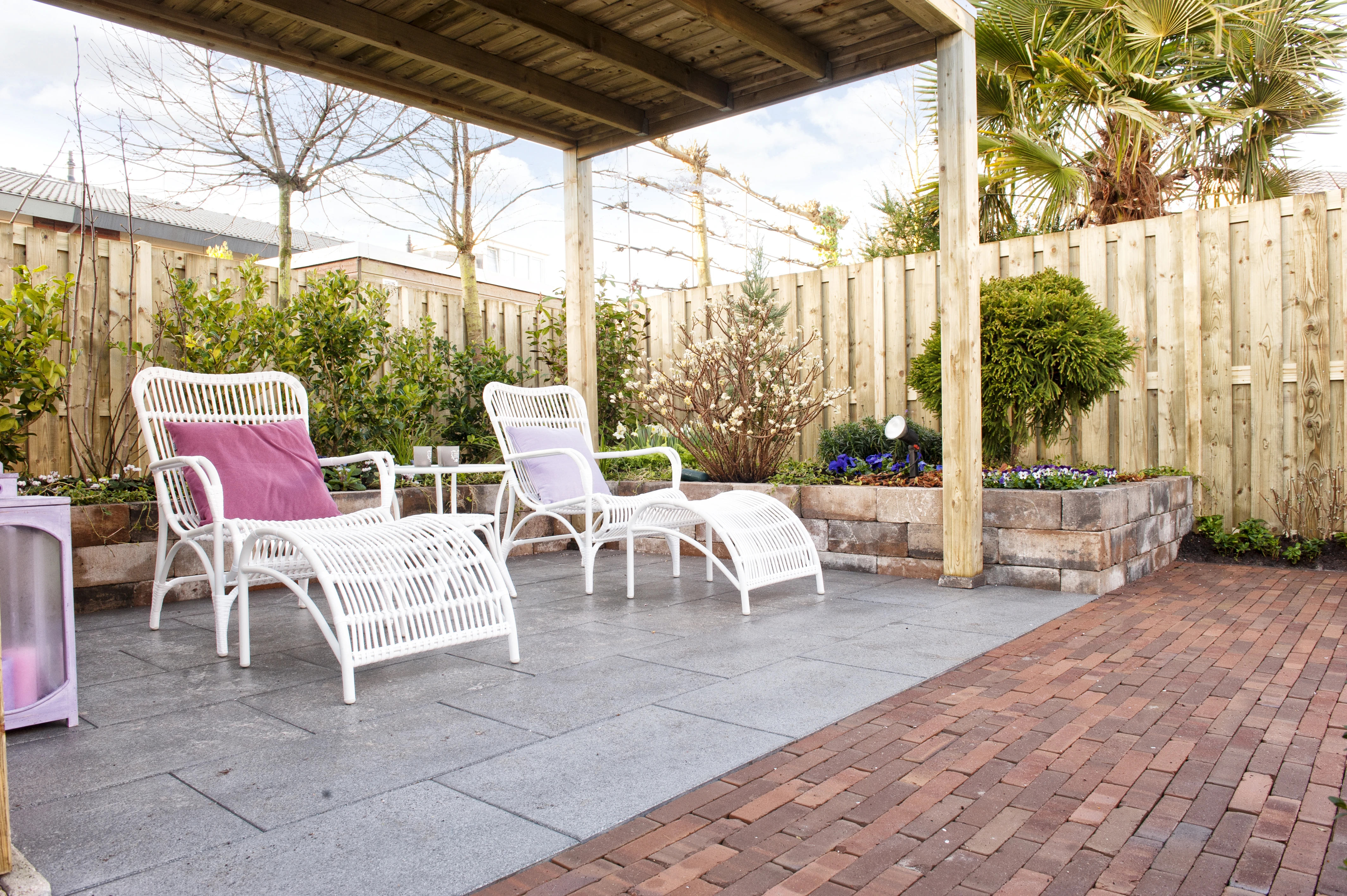 Vuren Schutting Geschaafd Groen Geïmpregneerd 180 x 180 cm - Afbeelding 4