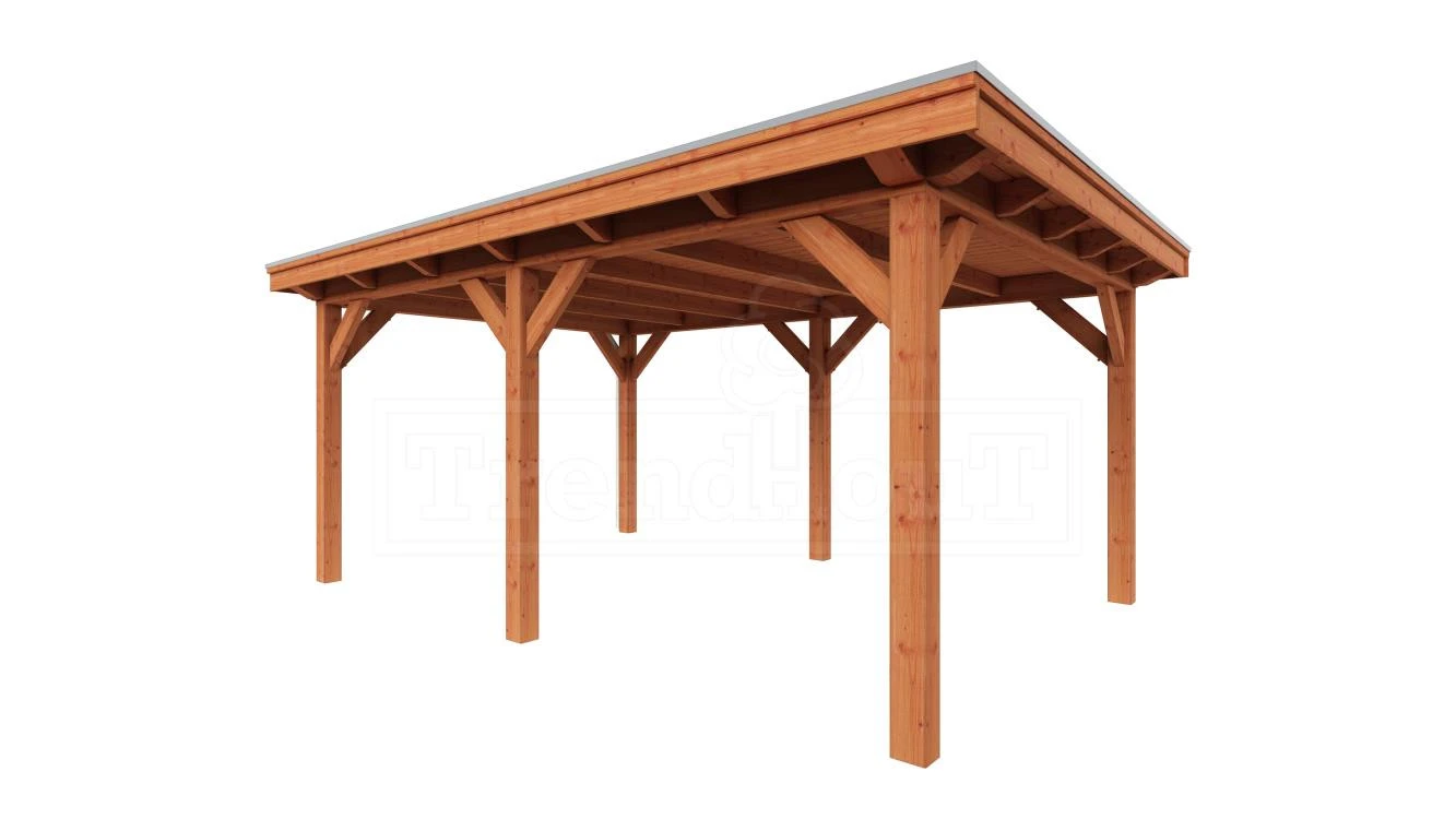 Trendhout Douglas Overkapping Florence 545 x 425 cm - Afbeelding 1