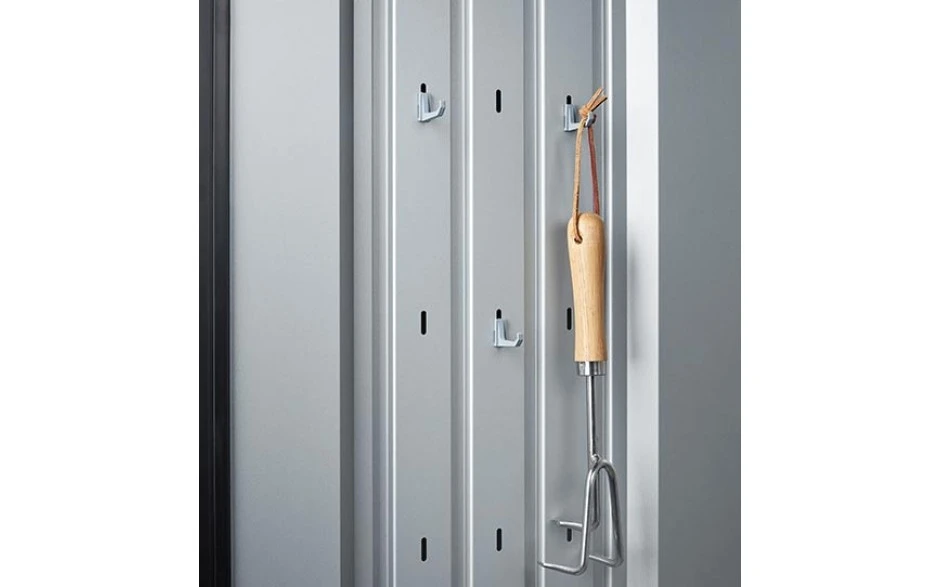 Biohort Terraskast Romeo Donkergrijs Metallic Formaat M 140 x 57 cm - Afbeelding 6