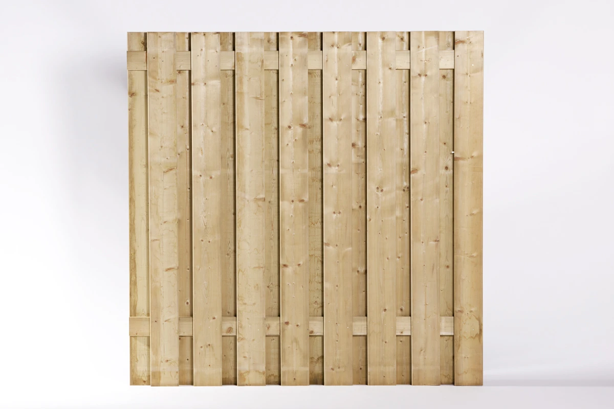 Vuren Plank 1.8 x 14.5 cm (18 x 145 mm) Geschaafd Geïmpregneerd - Lengte 300 cm - Afbeelding 2