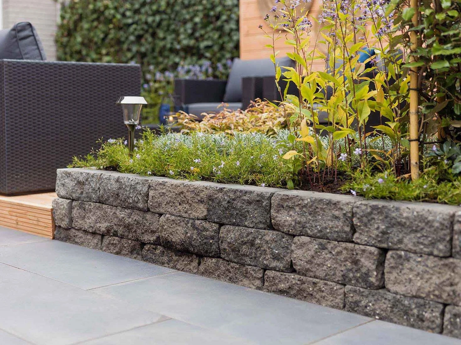 Stapelstenen Cliff Walling Grijs/Zwart 30 x 12 x 12 cm - Afbeelding 4