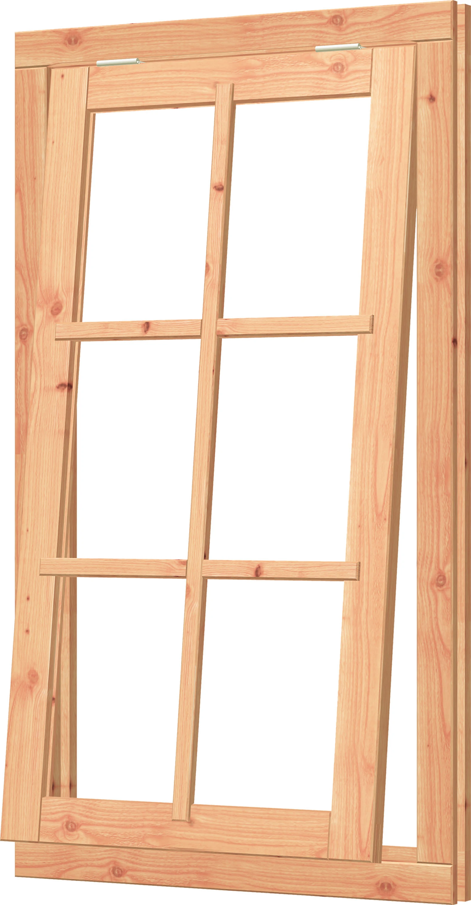 Trendhout Uitzetraam met Kozijn 80.8 x 143 cm Wit - Afbeelding 1