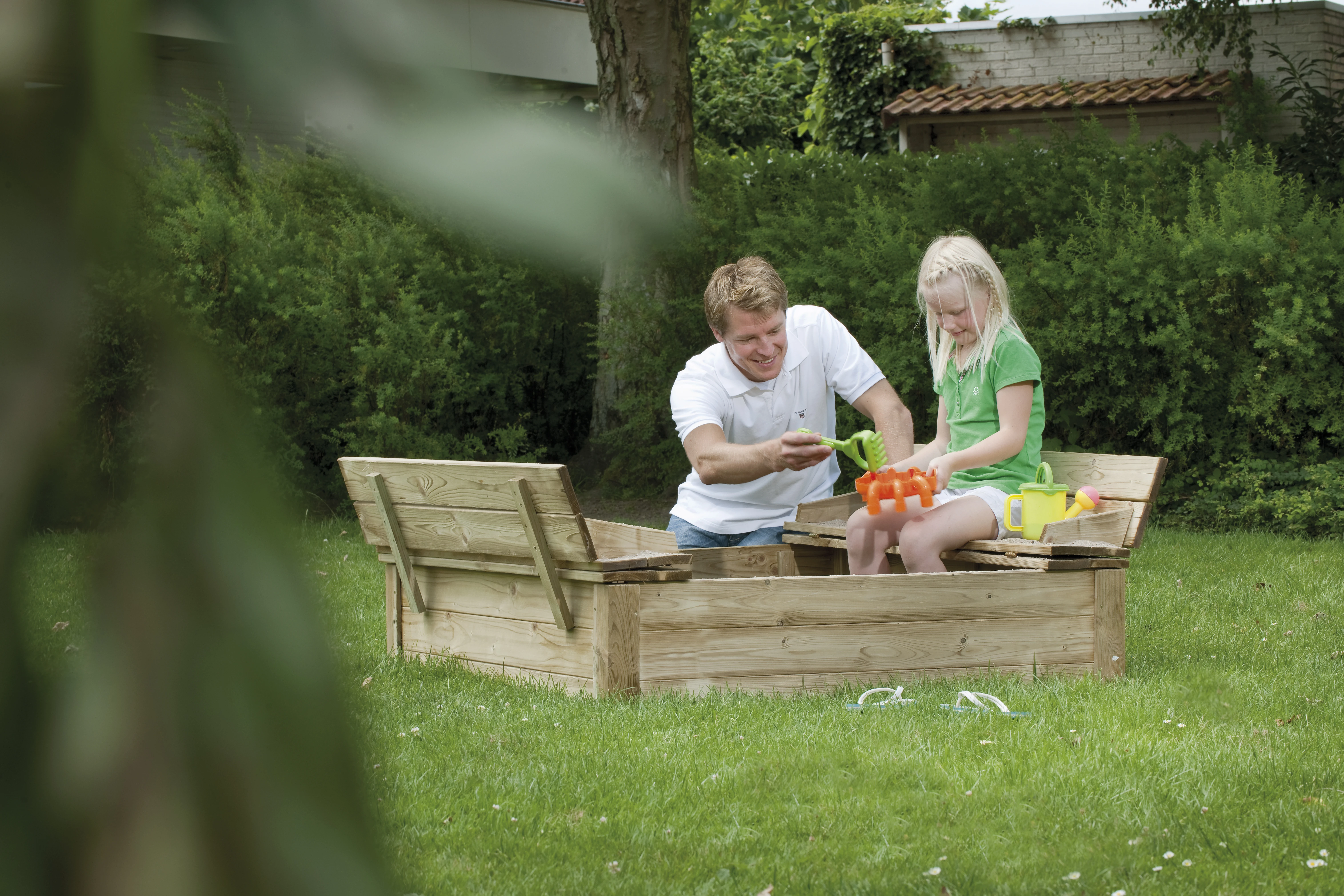 Zandbak Tom 30 x 120 x 120 cm - Afbeelding 3