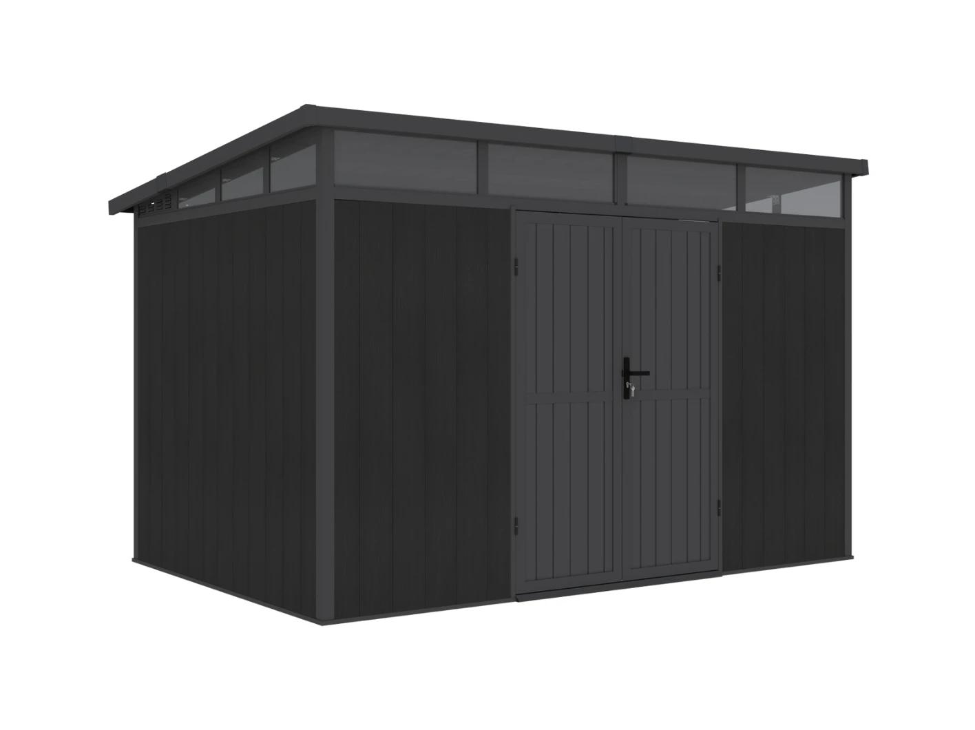 Blokhut Composiet Modern Donkergrijs 345 x 215 cm - Afbeelding 5