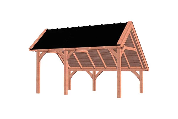 Trendhout Douglas Kapschuur De Hoeve XL 525 x 380 cm - Afbeelding 1