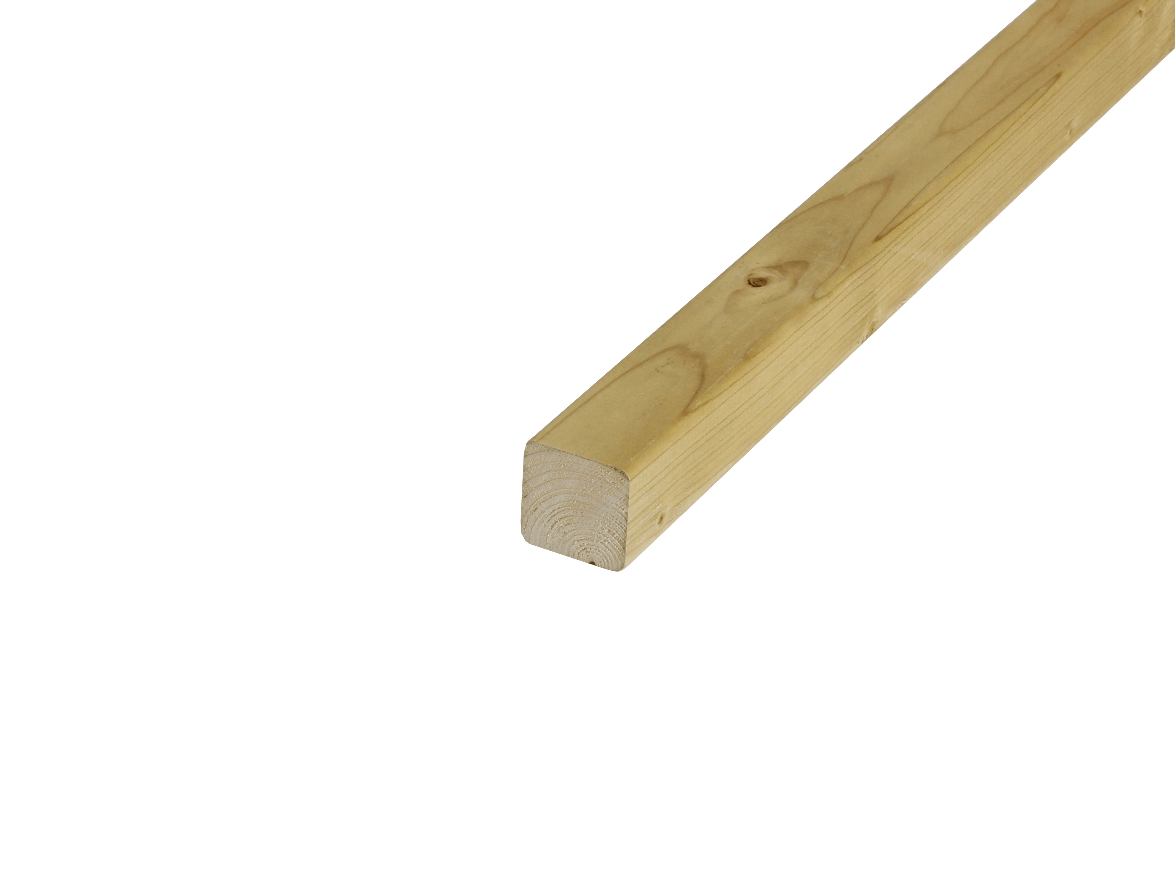Vuren Regel 4.5 x 4.5 cm (45 x 45 mm) Geschaafd Geïmpregneerd - Lengte 300 cm - Afbeelding 3