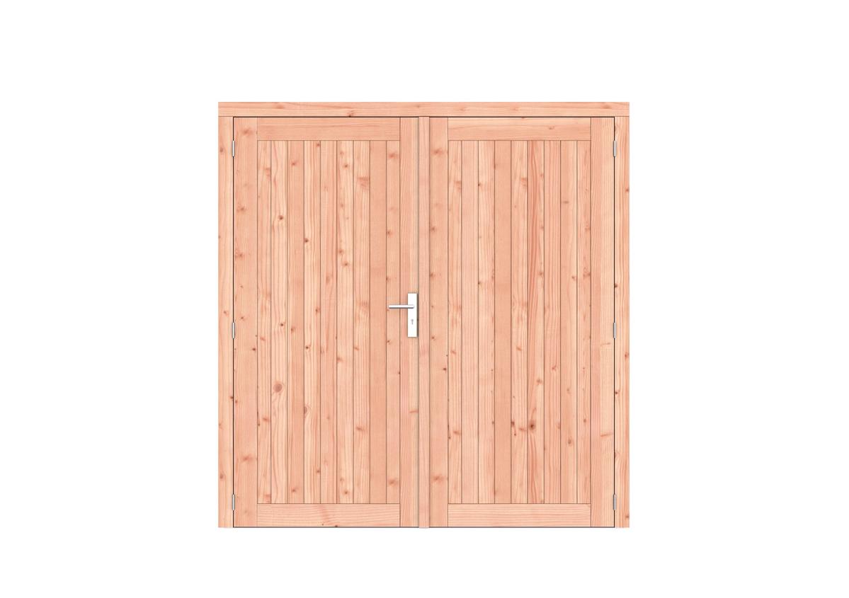Douglas dubbele deur dicht Prestige - 201 x 209 cm - Onbehandeld - Afbeelding 1