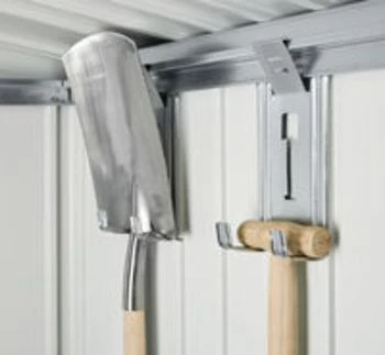 Biohort Berging Panorama Zilver Metallic Formaat 1 Standaard Deur 273 x 158 cm - Afbeelding 5