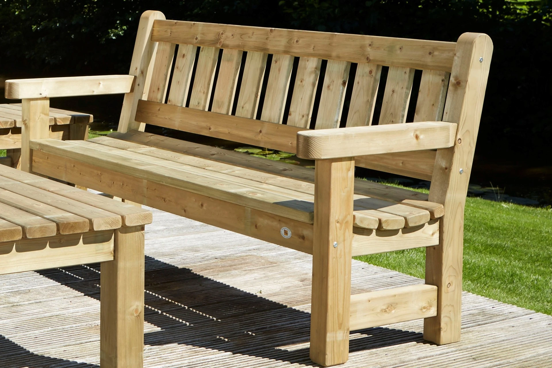 Talen Parkbank Zeist Driezits - Afbeelding 2