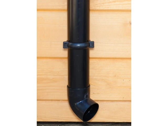 PVC Dakgoot Vierhoekig E100 Zwart 17.5-21 m - Afbeelding 3