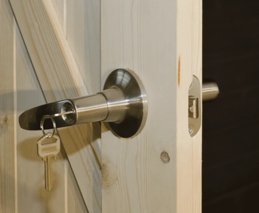 Woodlands Blokhut Coventry L 355 x 320 cm Wanddikte 28 mm - Afbeelding 3