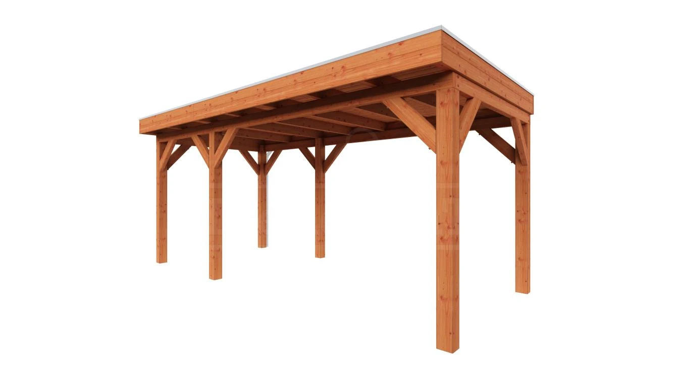 Trendhout Douglas Overkapping Refter 555 x 285 cm - Afbeelding 1