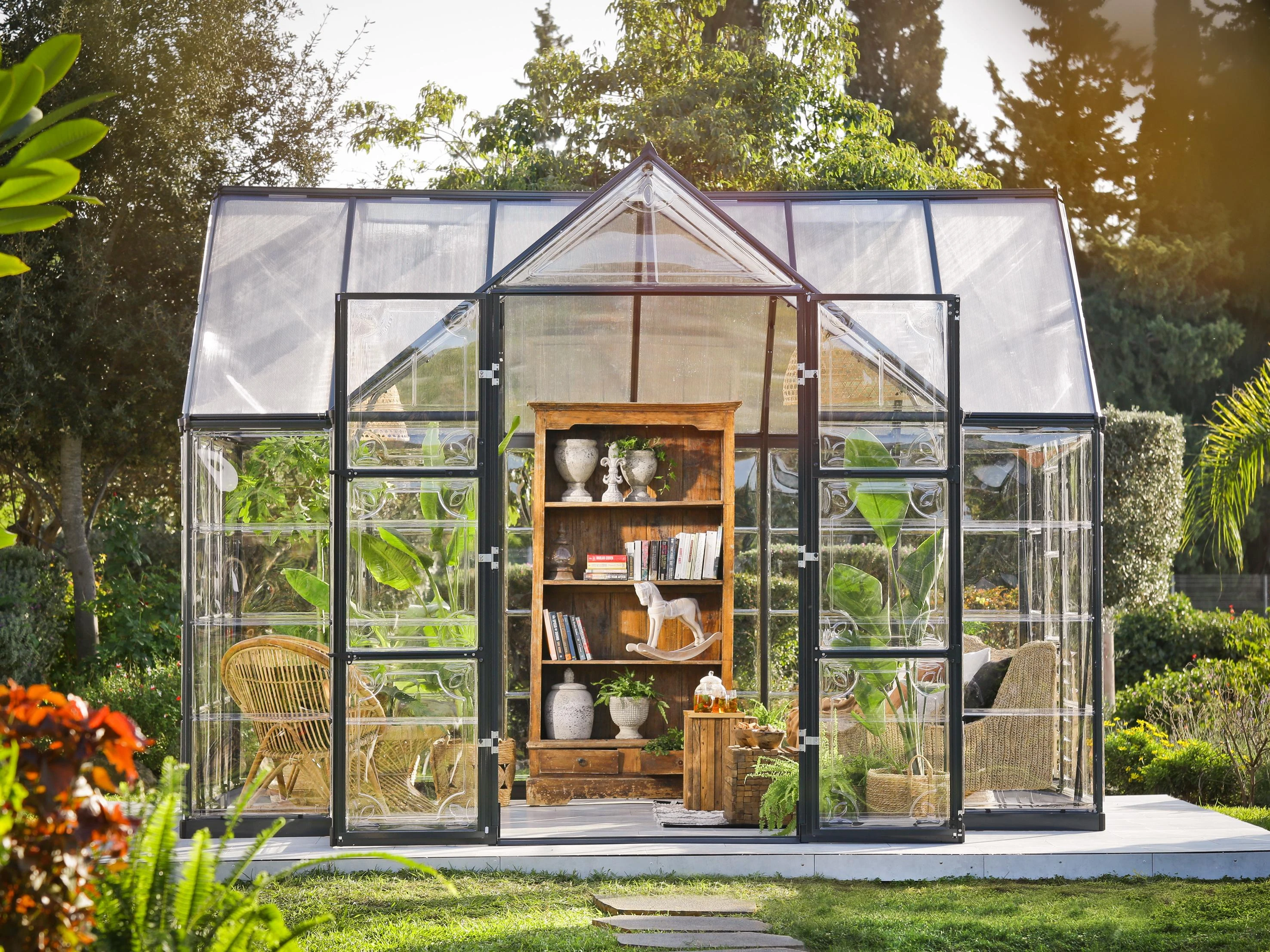 Palram Canopia Tuinkas Victory Antraciet - Afbeelding 13