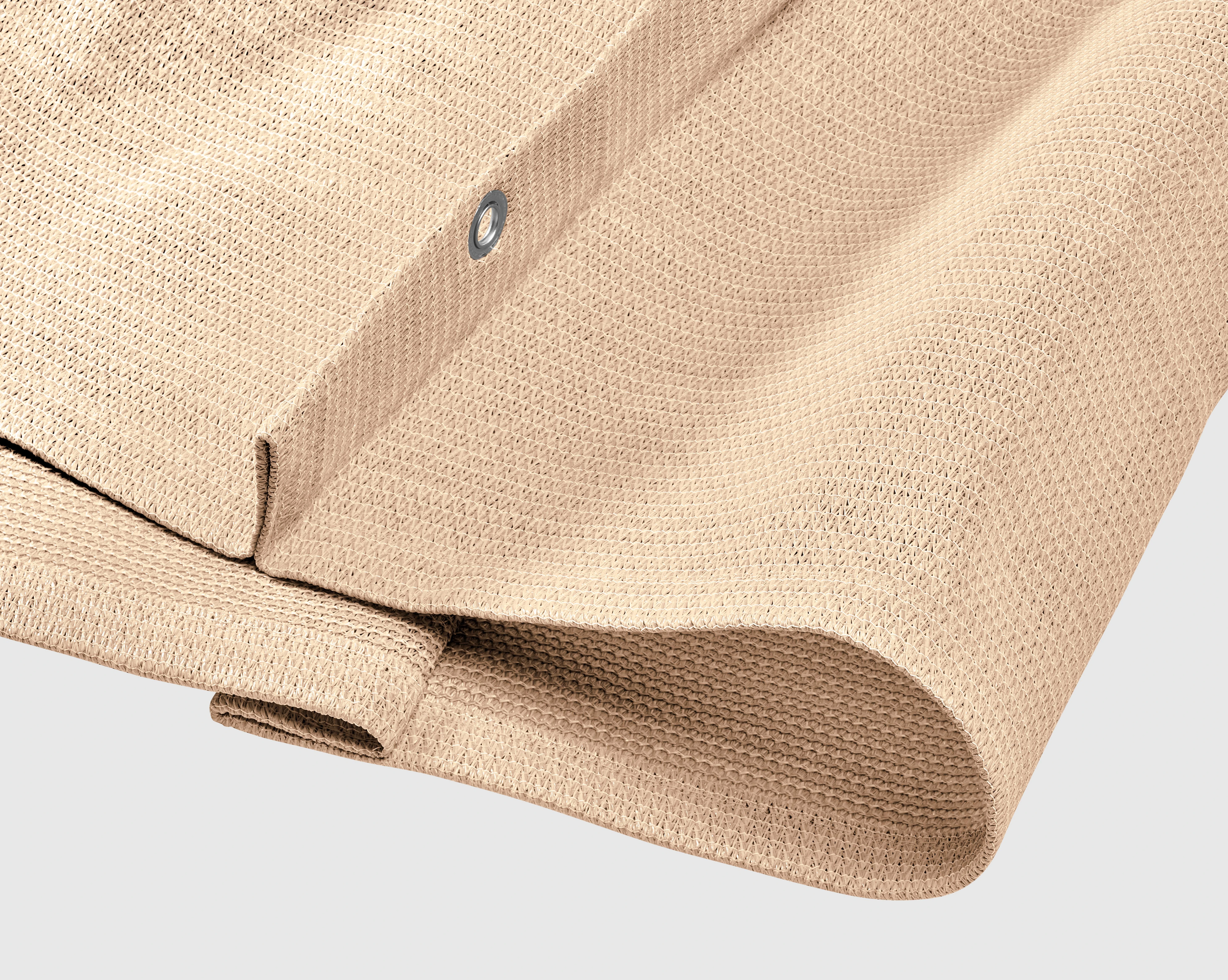 Platinum Harmonica Schaduwdoek 370 x 370 cm Gebroken Wit - Afbeelding 3