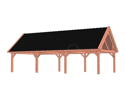 Trendhout Douglas Overkapping Zadeldak XXL 1145 x 595 cm - Afbeelding 1