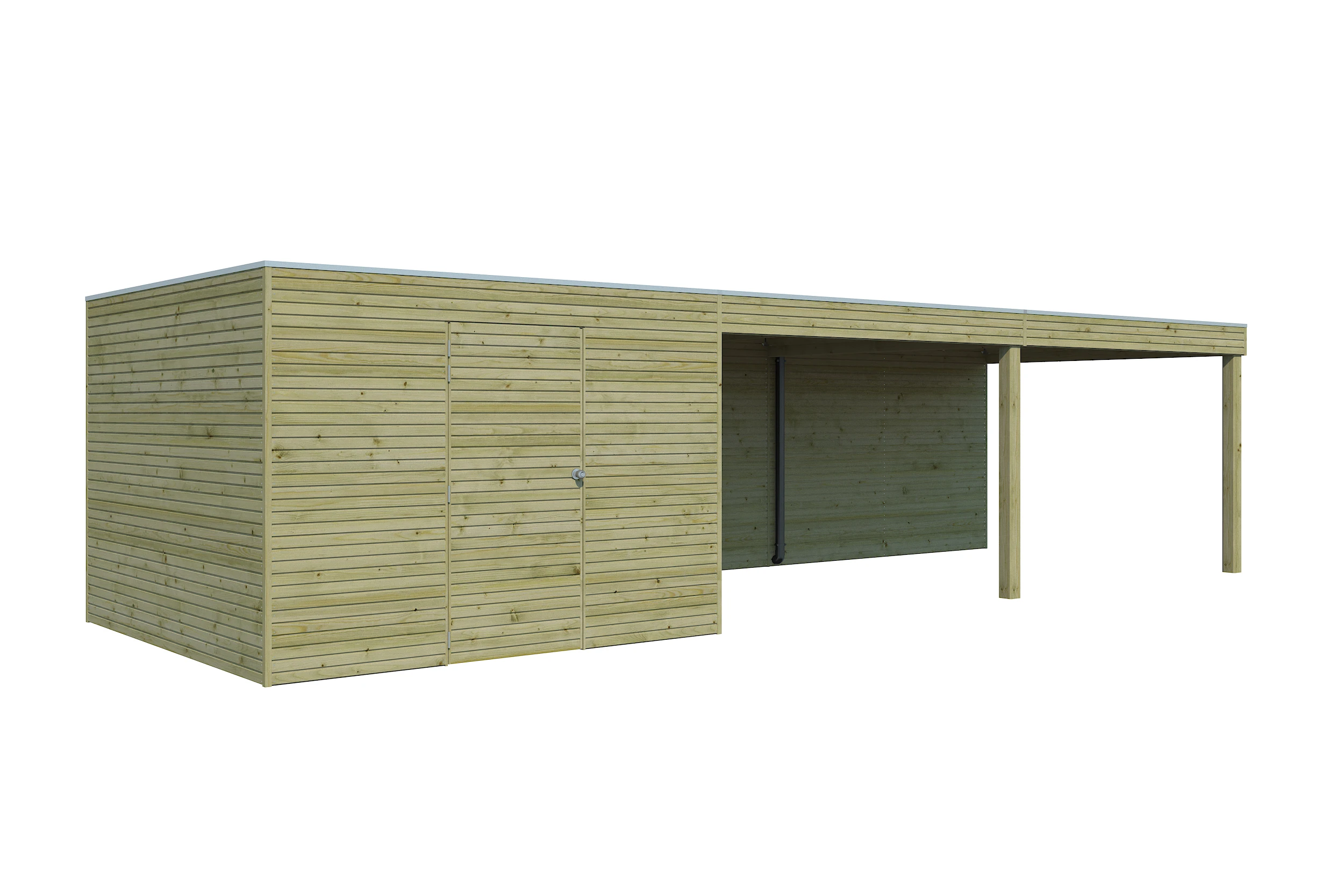 Woodlands Blokhut QBH2 900 x 300 cm - Afbeelding 4