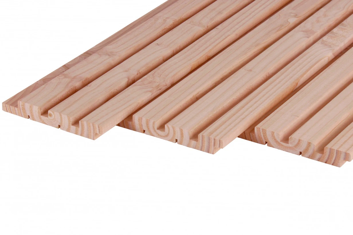 Douglas Rhombusprofielplank Triple 2.2 x 14.5 cm (22 x 145 mm) - Lengte 500 cm - Afbeelding 3