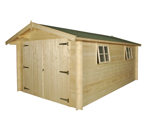 Woodlands Garage Groen Geïmpregneerd 320 x 505 cm - Afbeelding 1