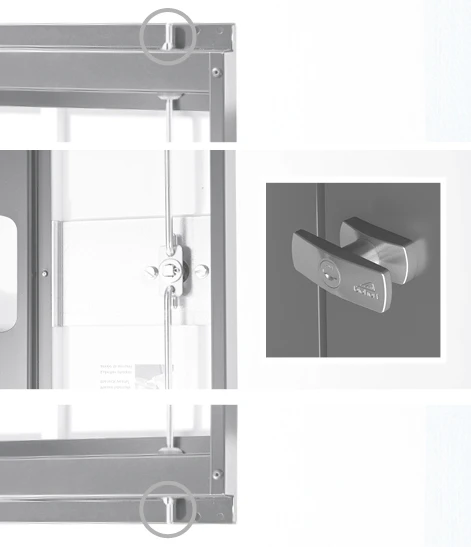 Biohort Tuinkast Zilver 93 x 83 x 282.5 cm - Afbeelding 2