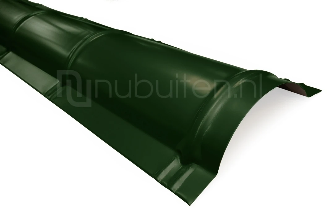 ArcelorMittal Halve Ronde Nok Polyester Mat Groen - Afbeelding 1