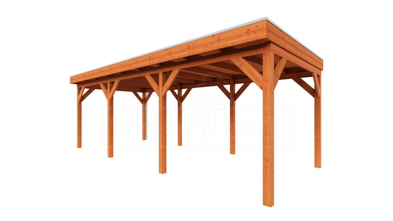 Trendhout Douglas Overkapping Casa 730 x 330 cm - Afbeelding 1