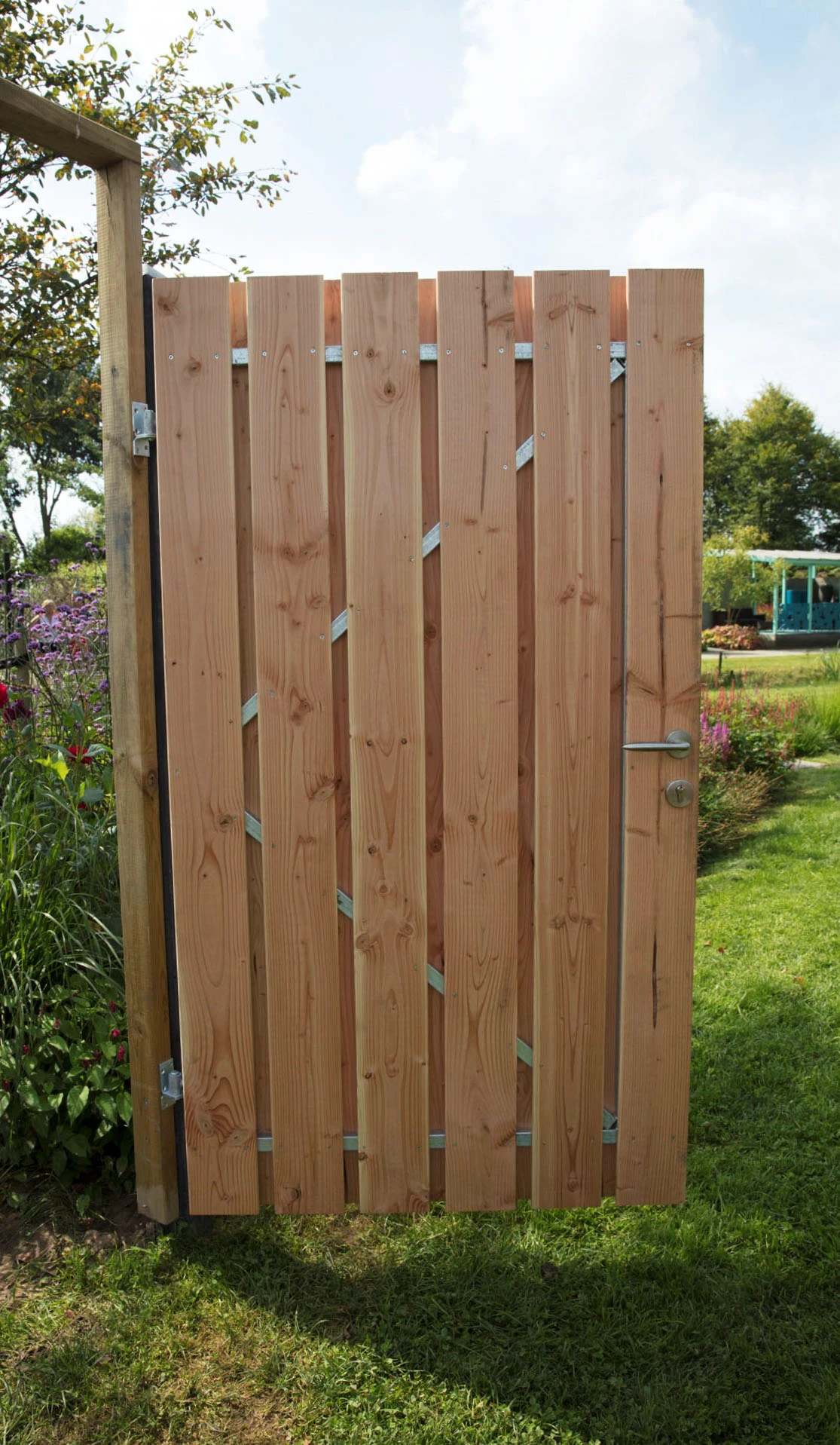 Douglas Poortdeur Geschaafd Zwart Stalen Frame 150 x 190 cm OP = OP - Afbeelding 3