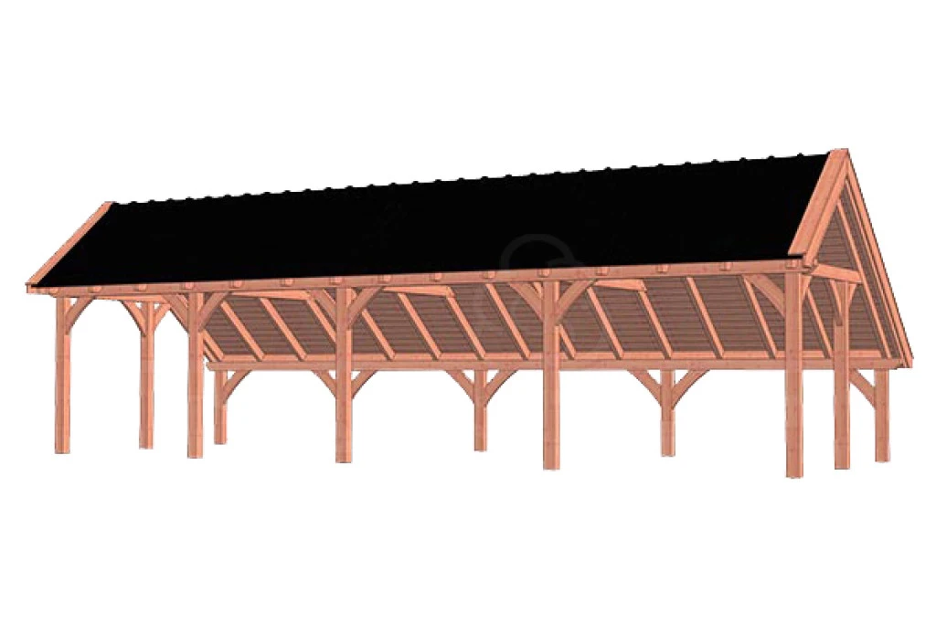 Trendhout Douglas Kapschuur De Hoeve XL 1110 x 440 cm - Afbeelding 1