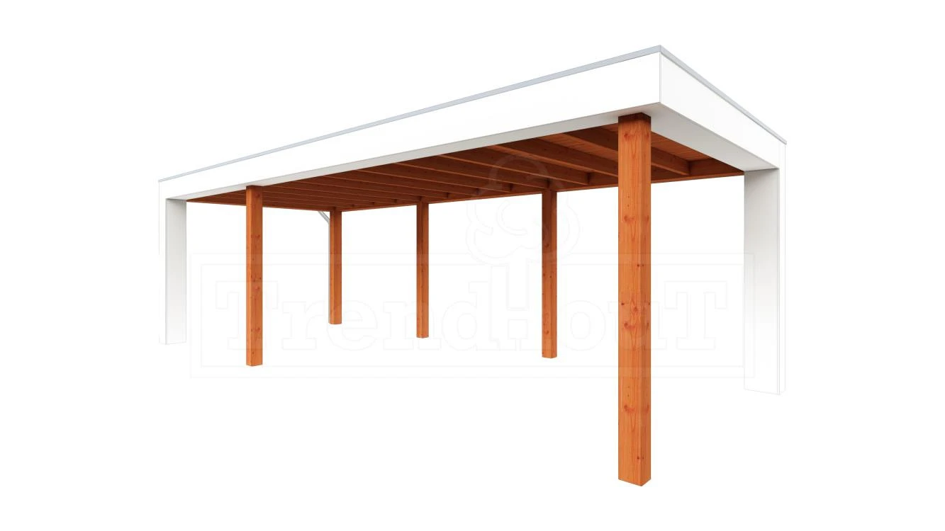 Trendhout Douglas Overkapping Verona Links 755 x 335 cm - Afbeelding 1