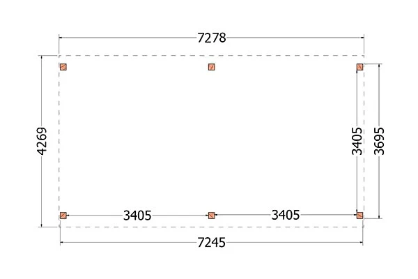 Trendhout Kapschuur De Stee 730 x 425 cm - Afbeelding 2