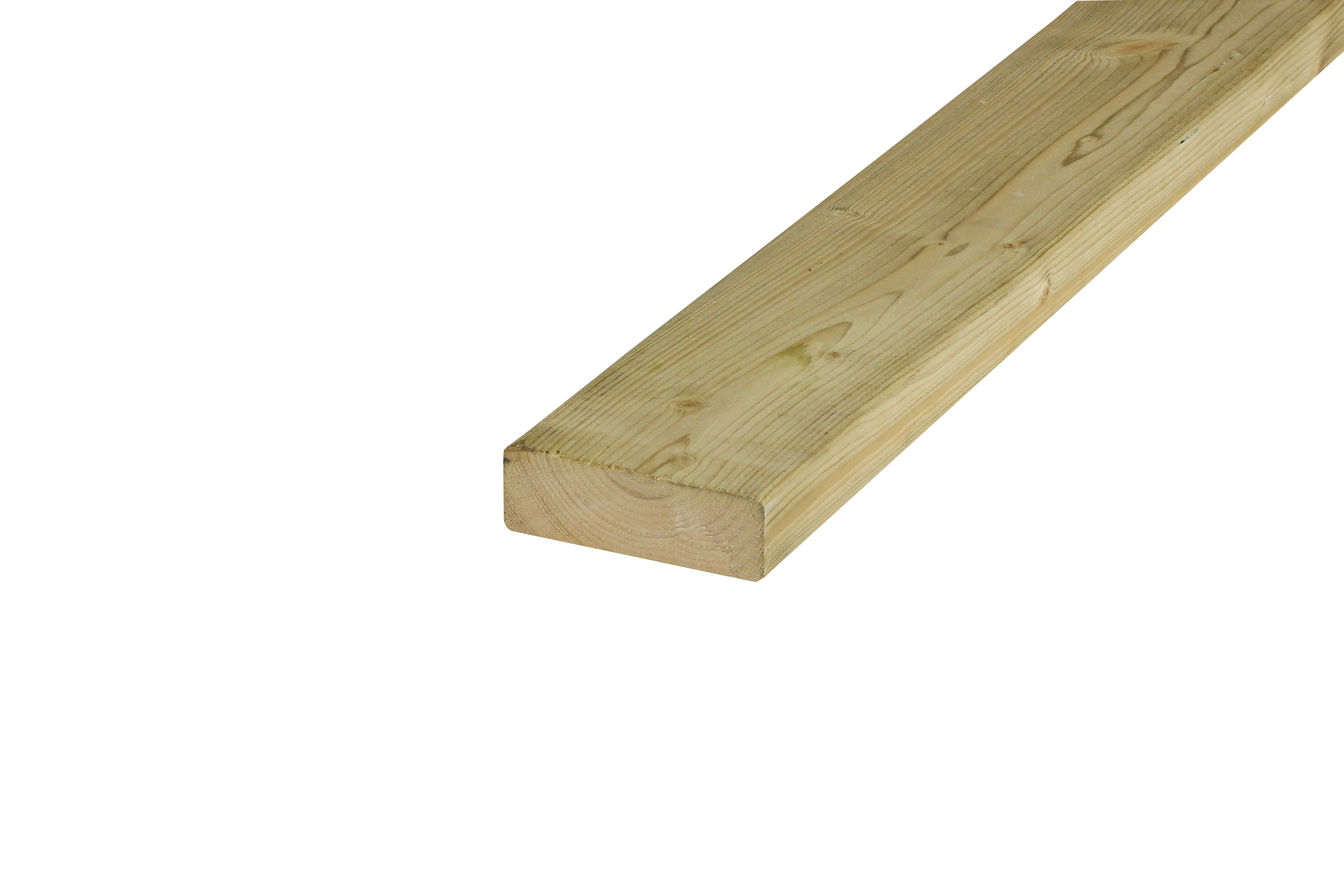 Vuren Balk 3.8 x 10 cm (38 x 100 mm) Groen Geïmpregneerd - Lengte 450 cm - Afbeelding 4