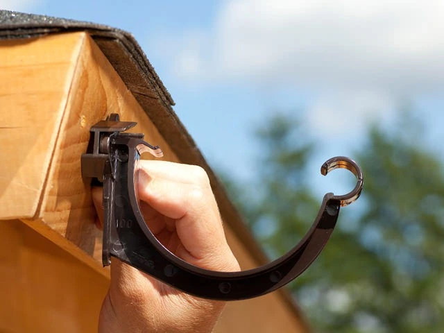 PVC Dakgoot Zadeldak E100 Bruin - Lengte 525-700 cm - Afbeelding 5