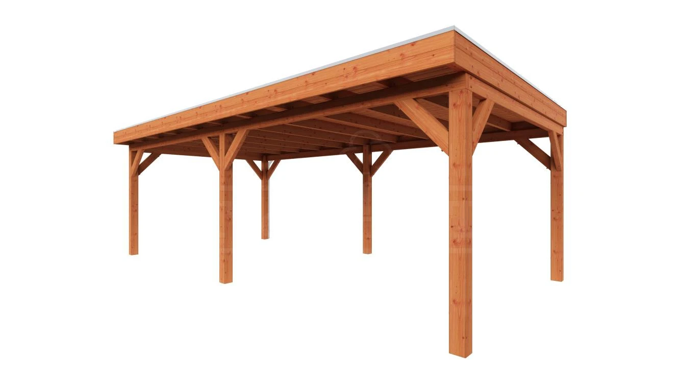 Trendhout Douglas Overkapping Refter 730 x 400 cm - Afbeelding 1