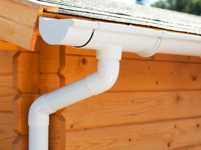 PVC Dakgoot Verlengstuk E100 Wit - Lengte 175 cm - Afbeelding 1