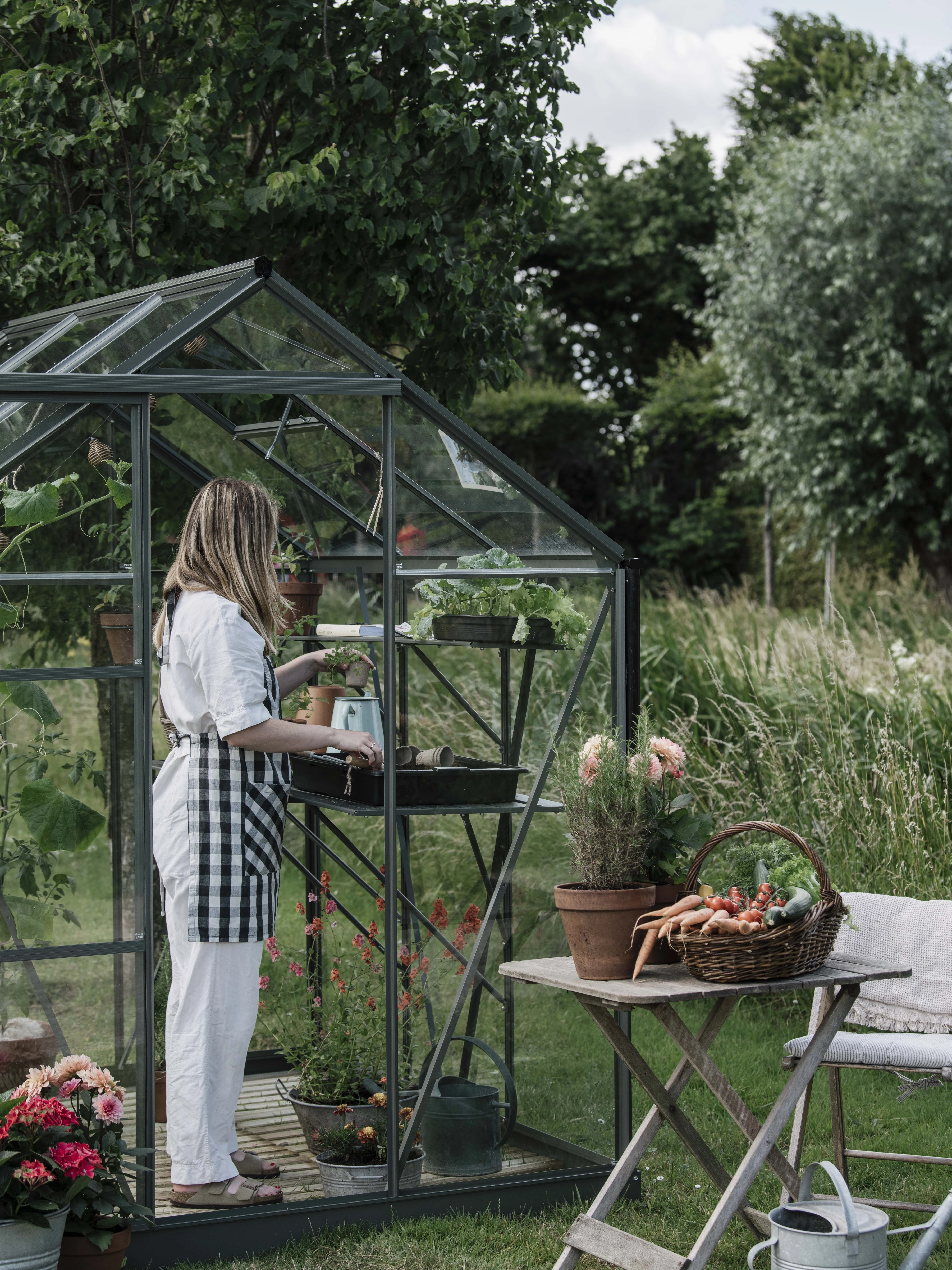 Royal Well Tuinkas Kate II 192 x 253 cm Groengrijs - Afbeelding 1