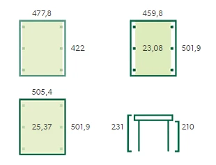 Woodlands Carport Dubbel 510 x 500 cm - Afbeelding 4