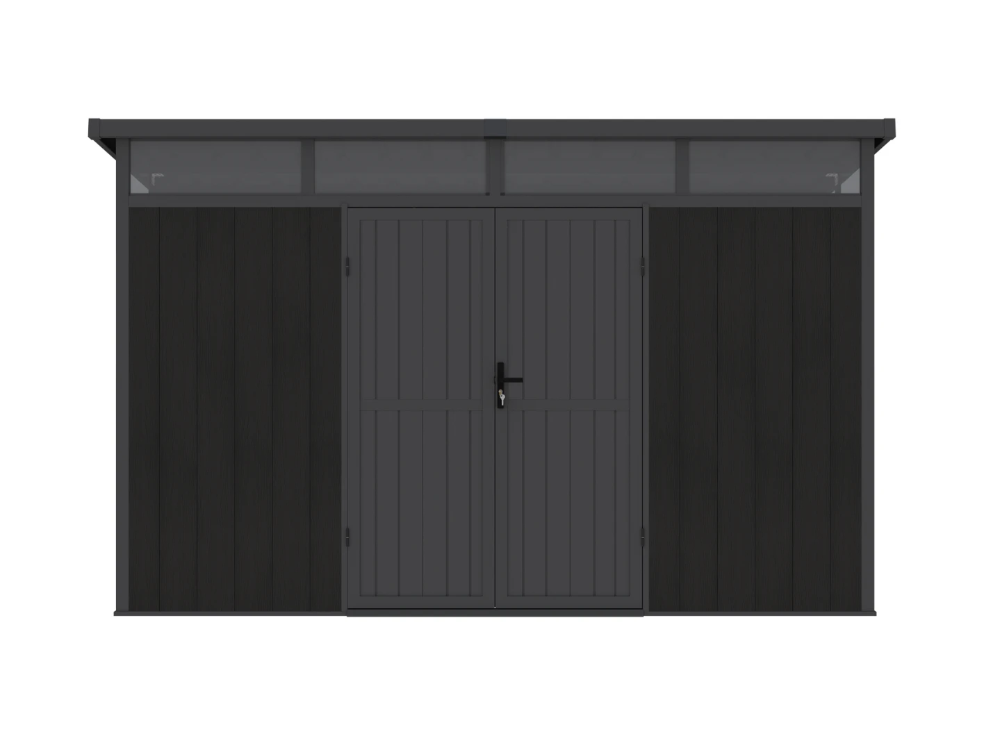 Blokhut Composiet Modern Donkergrijs 345 x 215 cm - Afbeelding 6