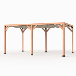 Douglas Pergola Westwood Vester Plus Gebroken Wit 524 x 324 cm - Afbeelding 1